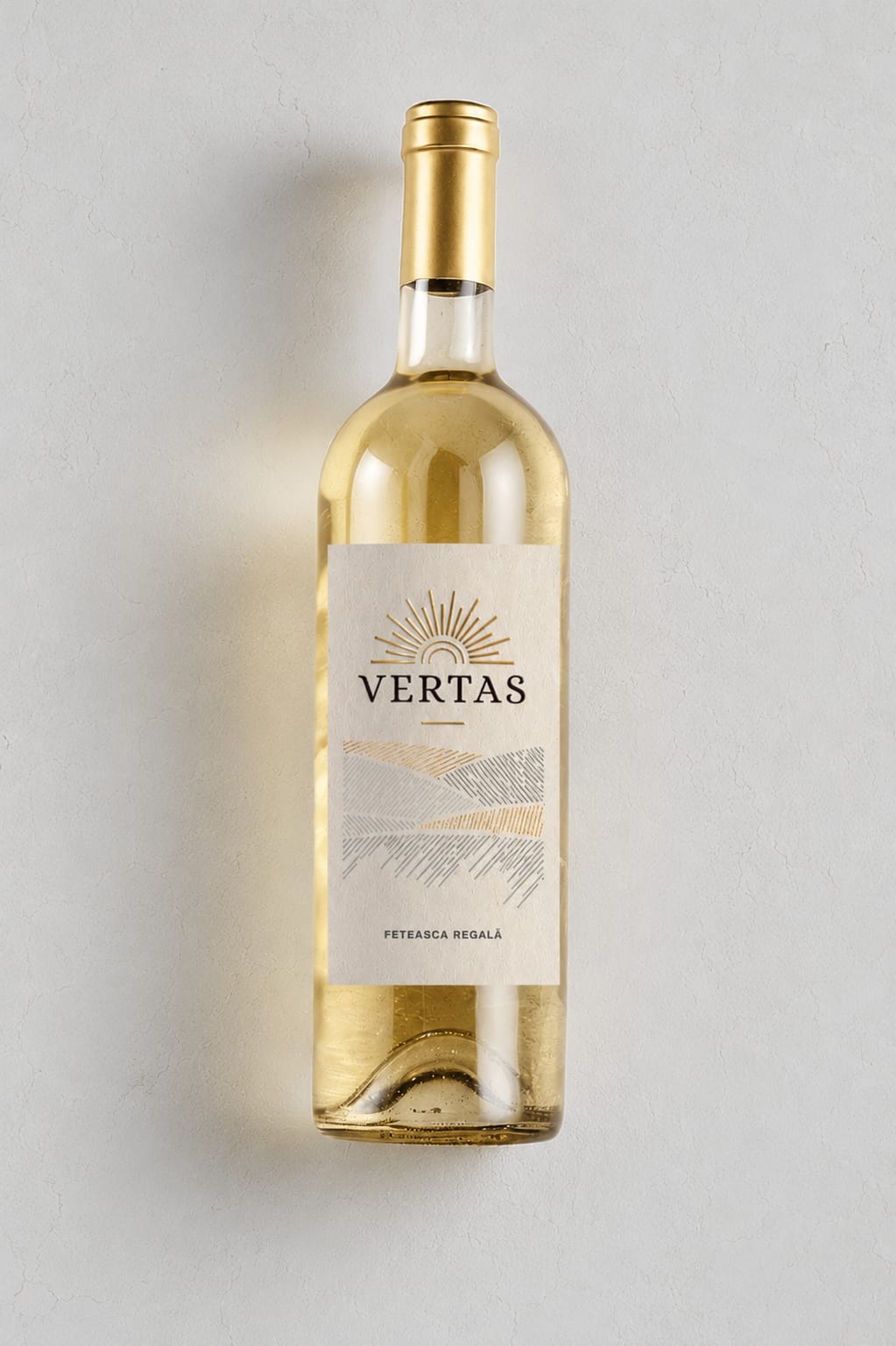 Sticlă vin Vertas Fetească Regală Alb Sec 750ml de la Divertas M